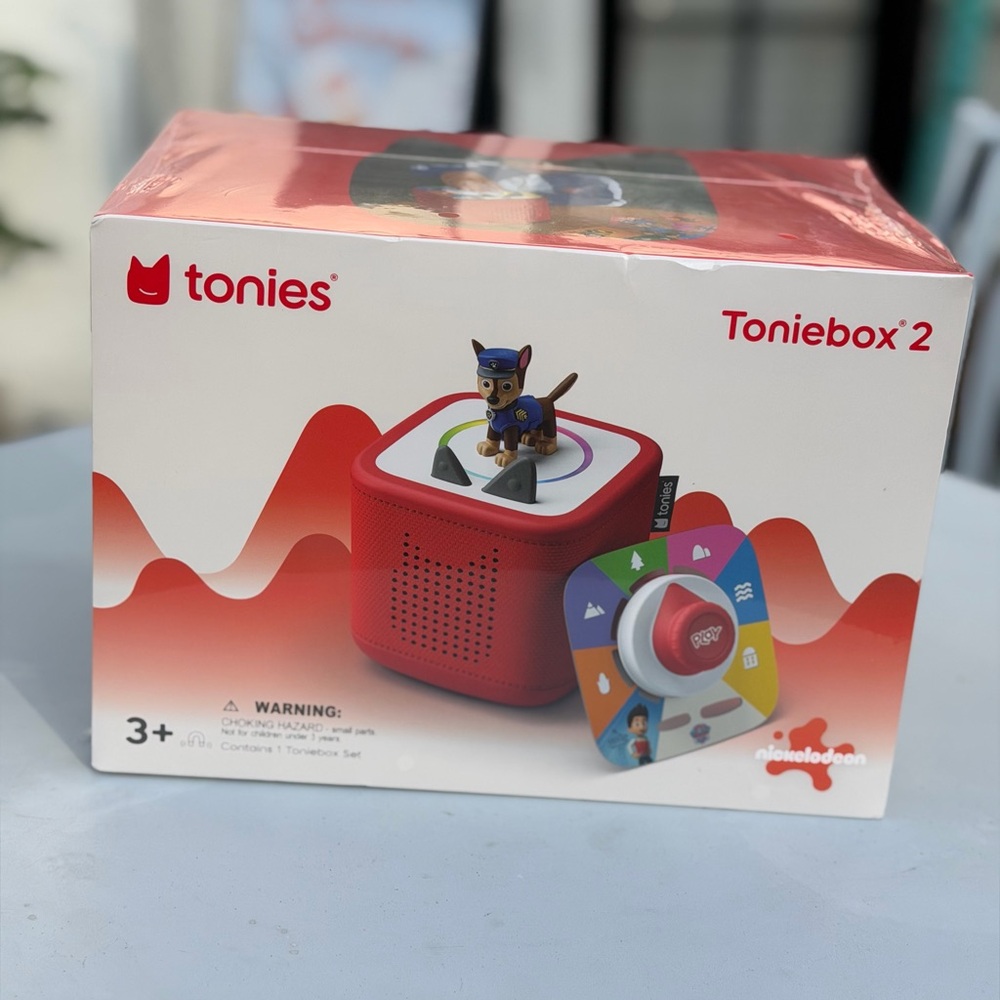 Tonies PAW Patrol Chase Toniebox 2 Play Set Sunset Red New And Sealed In Box NEW